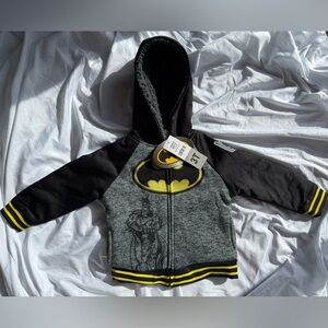 Batman Black and Gray Kids Hoodie 3T